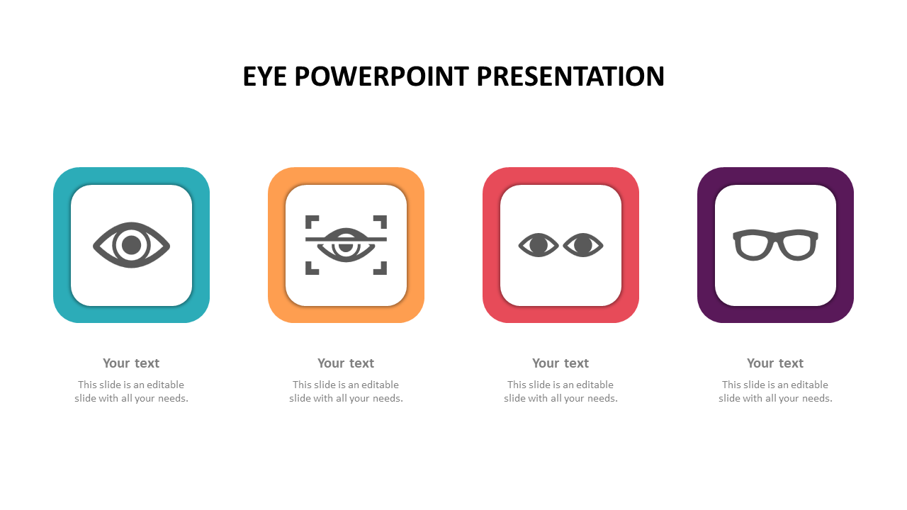 Simple Eye PowerPoint Presentation Templates